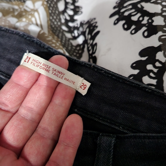 Womens Levis Jeans High Rise Skinny - Picture 7 of 8